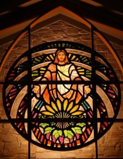 Stained Glass Window Most Blessed Sacrament Franklin Lakes NJ